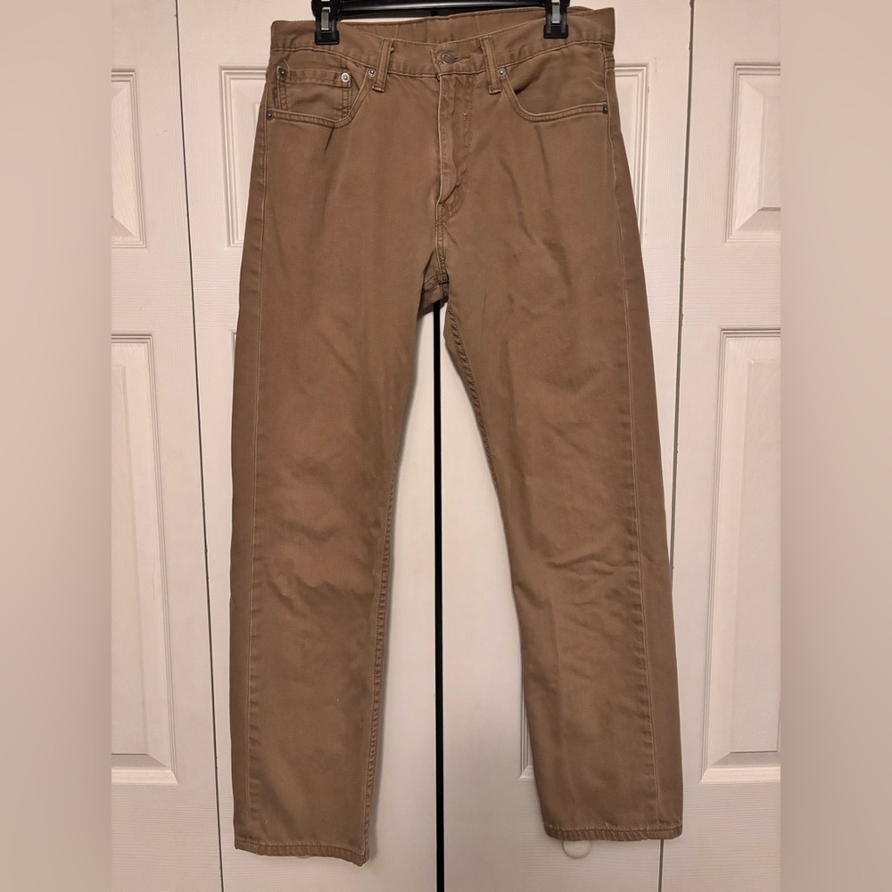 Levi's Brown/Tan 505 Straight-Leg Jeans
